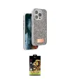 ieg™ iPhone 14 Pro Kılıf Vadi Klasik Serisi - Siyah Buffer Cam Ekran Koruyucu