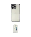 ieg™ iPhone 14 Pro Kılıf Vadi Minimal - Şeffaf Pasifik Cam Ekran Koruyucu