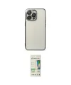 ieg™ iPhone 14 Pro Kılıf Vadi Minimal - Siyah 20D Premium Cam Ekran Koruyucu