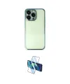 ieg™ iPhone 14 Pro Kılıf Vadi Minimal - Siyah 3D Antistatik Cam Ekran Koruyucu