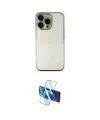 ieg™ iPhone 14 Pro Kılıf Vadi Minimal - Siyah 3D Antistatik Cam Ekran Koruyucu