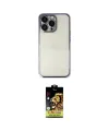 ieg™ iPhone 14 Pro Kılıf Vadi Minimal - Siyah Buffer Cam Ekran Koruyucu