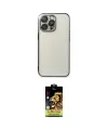 ieg™ iPhone 14 Pro Kılıf Vadi Minimal - Siyah Buffer Cam Ekran Koruyucu