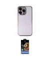 ieg™ iPhone 14 Pro Kılıf Vadi Minimal - Siyah Buffer Hayalet Cam Ekran Koruyucu