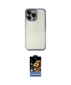 ieg™ iPhone 14 Pro Kılıf Vadi Minimal - Siyah Buffer Hayalet Cam Ekran Koruyucu
