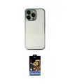 ieg™ iPhone 14 Pro Kılıf Vadi Minimal - Siyah Buffer Hayalet Cam Ekran Koruyucu
