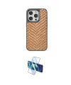 ieg™ iPhone 14 Pro Kılıf Vadi Özel Seri - Siyah 3D Antistatik Cam Ekran Koruyucu