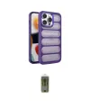 ieg™ iPhone 14 Pro Kılıf Yadigar Doku Özel Seri - Siyah Joko Magic 5D Hayalet Cam