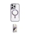 ieg™ iPhone 14 Pro Kılıf Yadigar Klasik Özel Seri - Siyah Bilvis 3D Mat Cam Ekran Koruyucu