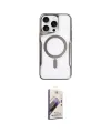 ieg™ iPhone 14 Pro Kılıf Yadigar Klasik Özel Seri - Siyah Bilvis 3D Mat Cam Ekran Koruyucu