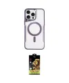 ieg™ iPhone 14 Pro Kılıf Yadigar Klasik Özel Seri - Siyah Buffer Cam Ekran Koruyucu