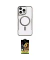 ieg™ iPhone 14 Pro Kılıf Yadigar Klasik Özel Seri - Siyah Buffer Cam Ekran Koruyucu