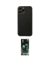 ieg™ iPhone 14 Pro Kılıf Yadigar Klasik - Siyah 360 Mat Full Body Arka Koruyucu