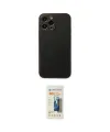 ieg™ iPhone 14 Pro Kılıf Yadigar Klasik - Siyah 6D Mat Seramik Hayalet Nano Ekran Koruyucu