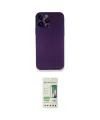 ieg™ iPhone 14 Pro Kılıf Yadigar Yansıma Serisi - Siyah 20D Premium Cam Ekran Koruyucu