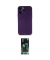 ieg™ iPhone 14 Pro Kılıf Yadigar Yansıma Serisi - Siyah 360 Mat Full Body Arka Koruyucu