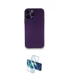 ieg™ iPhone 14 Pro Kılıf Yadigar Yansıma Serisi - Siyah 3D Antistatik Cam Ekran Koruyucu