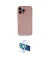 ieg™ iPhone 14 Pro Kılıf Yadigar Yansıma Serisi - Siyah 3D Antistatik Cam Ekran Koruyucu