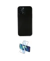 ieg™ iPhone 14 Pro Kılıf Yadigar Yansıma Serisi - Siyah 3D Antistatik Cam Ekran Koruyucu