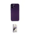 ieg™ iPhone 14 Pro Kılıf Yadigar Yansıma Serisi - Siyah Bilvis 3D Mat Cam Ekran Koruyucu