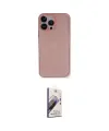 ieg™ iPhone 14 Pro Kılıf Yadigar Yansıma Serisi - Siyah Bilvis 3D Mat Cam Ekran Koruyucu