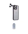 ieg™ iPhone 14 Pro Kılıf Yankı Asil Serisi - Siyah Joko Magic 5D Cam