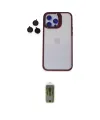ieg™ iPhone 14 Pro Kılıf Yankı Asil Serisi - Siyah Joko Magic 5D Hayalet Cam
