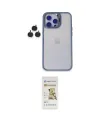 ieg™ iPhone 14 Pro Kılıf Yankı Asil Serisi - Siyah Mat Seramik Nano Ekran Koruyucu