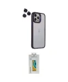 ieg™ iPhone 14 Pro Kılıf Yankı Asil Serisi - Siyah Polymer Nano Ekran Koruyucu