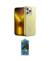 ieg™ iPhone 14 Pro Kılıf Yankı Çizgi - Siyah 18D Cam Ekran Koruyucu