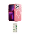 ieg™ iPhone 14 Pro Kılıf Yankı Çizgi - Siyah 20D Premium Cam Ekran Koruyucu