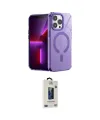 ieg™ iPhone 14 Pro Kılıf Yankı Çizgi - Siyah Bilvis Hayalet Cam Ekran Koruyucu