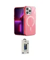 ieg™ iPhone 14 Pro Kılıf Yankı Çizgi - Siyah Bilvis Hayalet Cam Ekran Koruyucu