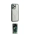 ieg™ iPhone 14 Pro Kılıf Yankı Işık Özel Seri - Siyah 360 Mat Full Body Arka Koruyucu