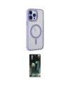ieg™ iPhone 14 Pro Kılıf Yankı Işık Özel Seri - Siyah 360 Mat Full Body Arka Koruyucu