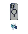 ieg™ iPhone 14 Pro Kılıf Yankı Işık Özel Seri - Siyah 3D Antistatik Cam Ekran Koruyucu