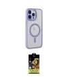 ieg™ iPhone 14 Pro Kılıf Yankı Işık Özel Seri - Siyah Buffer Cam Ekran Koruyucu