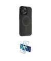 ieg™ iPhone 14 Pro Kılıf Yankı Işık Prime - Siyah 3D Antistatik Cam Ekran Koruyucu