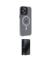 ieg™ iPhone 14 Pro Kılıf Yankı Işık Prime - Siyah 3D Antistatik Hayalet Cam Ekran Koruyucu