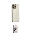 ieg™ iPhone 14 Pro Kılıf Yankı Serisi - Siyah Bilvis 3D Mat Cam Ekran Koruyucu