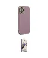 ieg™ iPhone 14 Pro Kılıf Yankı Serisi - Siyah Bilvis 3D Mat Cam Ekran Koruyucu