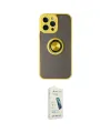 ieg™ iPhone 14 Pro Kılıf Yörünge Çizgi - Şeffaf Pasifik Cam Ekran Koruyucu