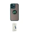 ieg™ iPhone 14 Pro Kılıf Yörünge Çizgi - Şeffaf Pasifik Cam Ekran Koruyucu