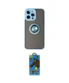 ieg™ iPhone 14 Pro Kılıf Yörünge Çizgi - Siyah 18D Cam Ekran Koruyucu