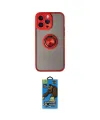 ieg™ iPhone 14 Pro Kılıf Yörünge Çizgi - Siyah 18D Cam Ekran Koruyucu