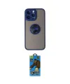 ieg™ iPhone 14 Pro Kılıf Yörünge Çizgi - Siyah 18D Cam Ekran Koruyucu