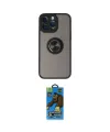 ieg™ iPhone 14 Pro Kılıf Yörünge Çizgi - Siyah 18D Cam Ekran Koruyucu