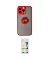 ieg™ iPhone 14 Pro Kılıf Yörünge Çizgi - Siyah 20D Premium Cam Ekran Koruyucu