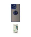 ieg™ iPhone 14 Pro Kılıf Yörünge Çizgi - Siyah 20D Premium Cam Ekran Koruyucu