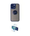 ieg™ iPhone 14 Pro Kılıf Yörünge Çizgi - Siyah 3D Antistatik Cam Ekran Koruyucu